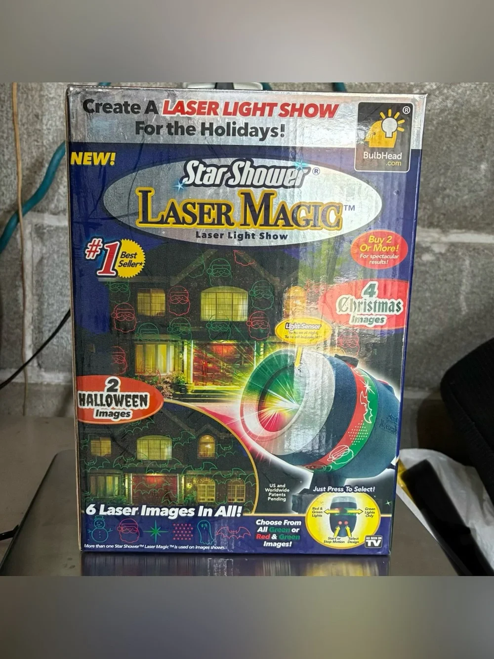 Star Shower Laser Magic for Indoor or Outdoor Use
